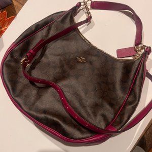 Authentic Coach Signature Hobo Bag